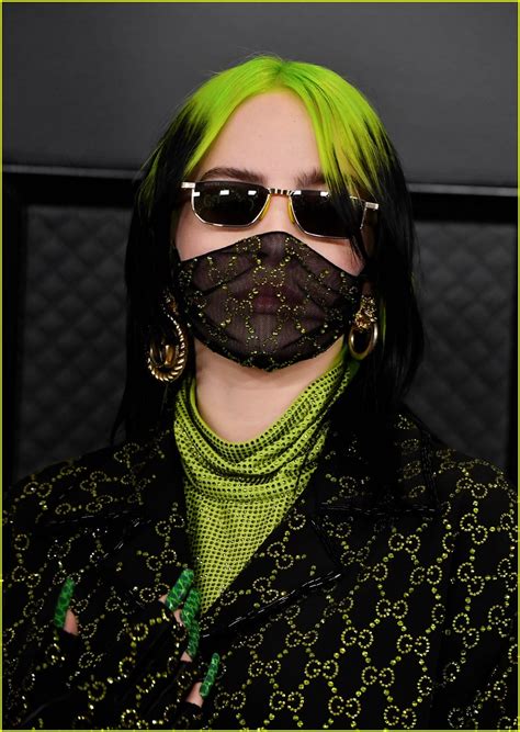 billie eilish gucci face mask|Billie Eilish rocks a face mask and Gucci at the Grammys.